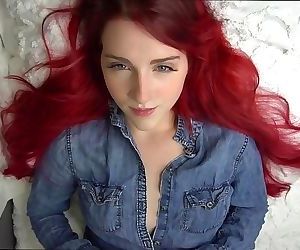 rojo cabello hermosa agonía