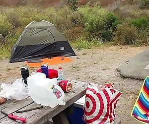 Atrapado Mierda Duro en amigos tienda de campaña camping
