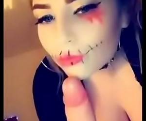 Amelia Skye Fucks and face sits for Halloween 8 min
